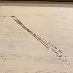 Sterling silver triple lock chain. Very nice would make a great gift. From JTV